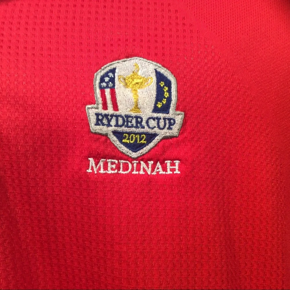 Nike Ryder Cup 2012 Red golf polo shirt Men’s Size XL